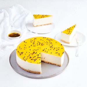Passionfruit-Cheesecake-10-inch-Heavens Kitchen, Campbelltown, Sydney