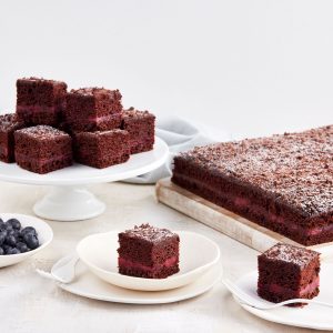 Black Chocolate Cherry Slab - Wholesale Cake Supplier Campbelltown - Sydney