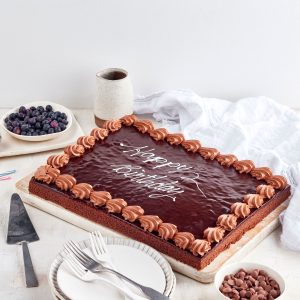 Happy Birthday Mud Slab - Wholesale Cake Supplier Campbelltown - Sydney