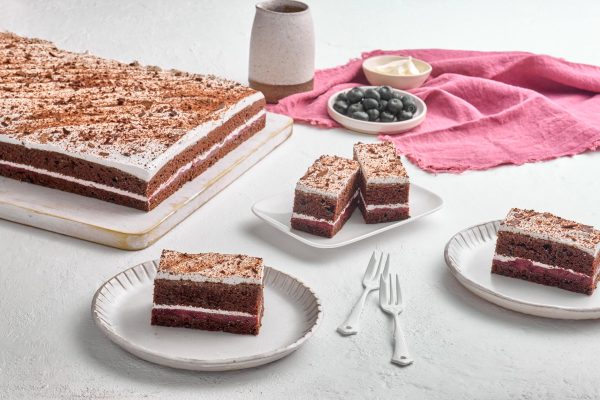 Black Forest Tray Cake - Heavens Kitchen